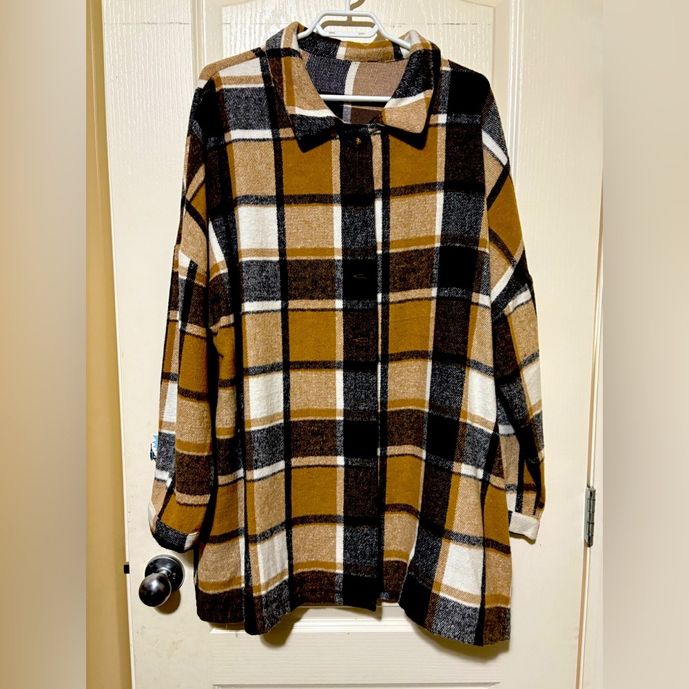 Womens 2XL long shacket